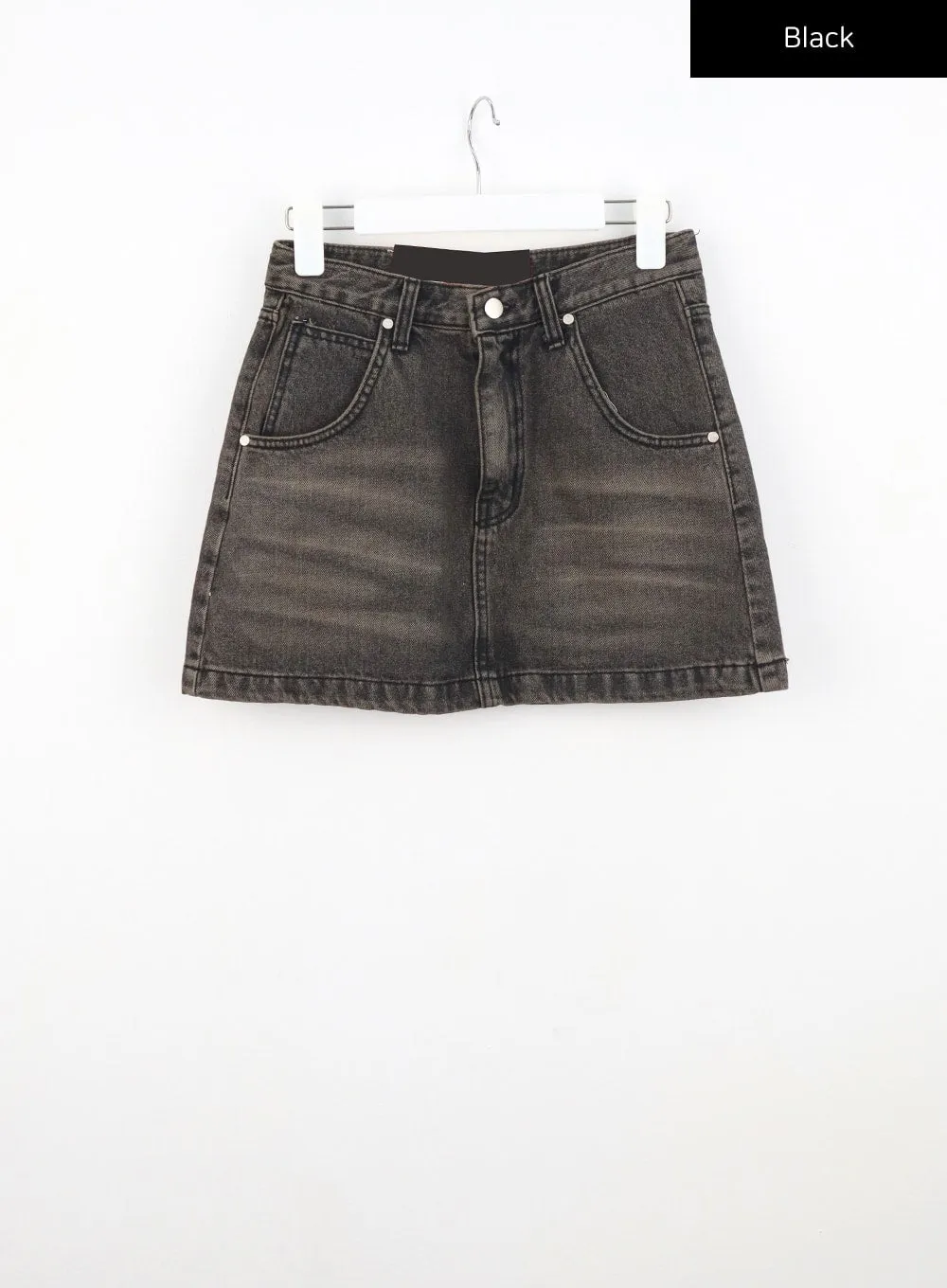 A-Line Denim Mini Skirt CU321