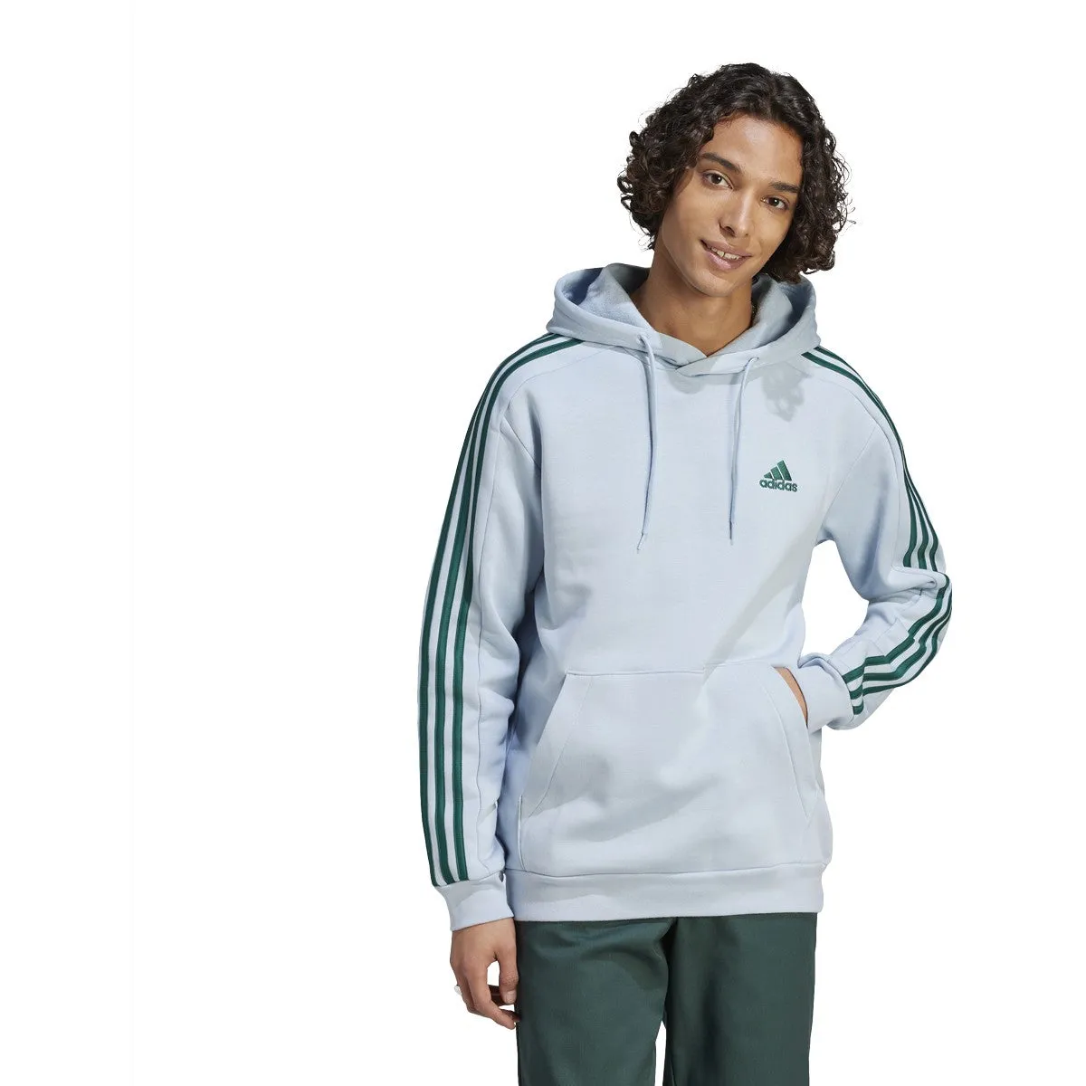 adidas Men's Essentials Fleece 3-Stripes Hoodie