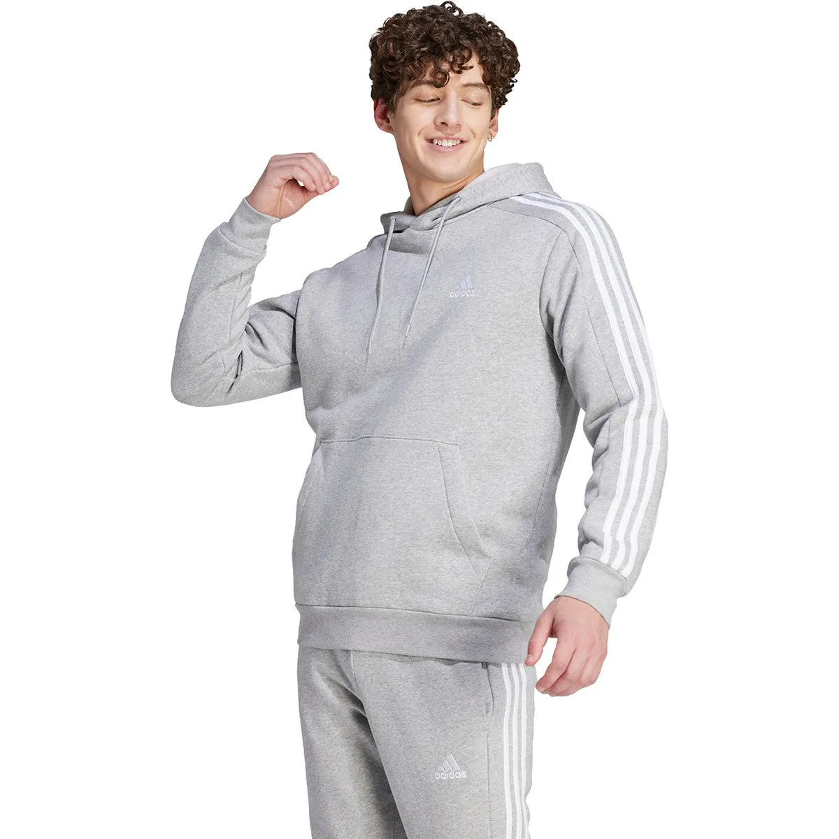 adidas Men's Essentials Fleece 3-Stripes Hoodie