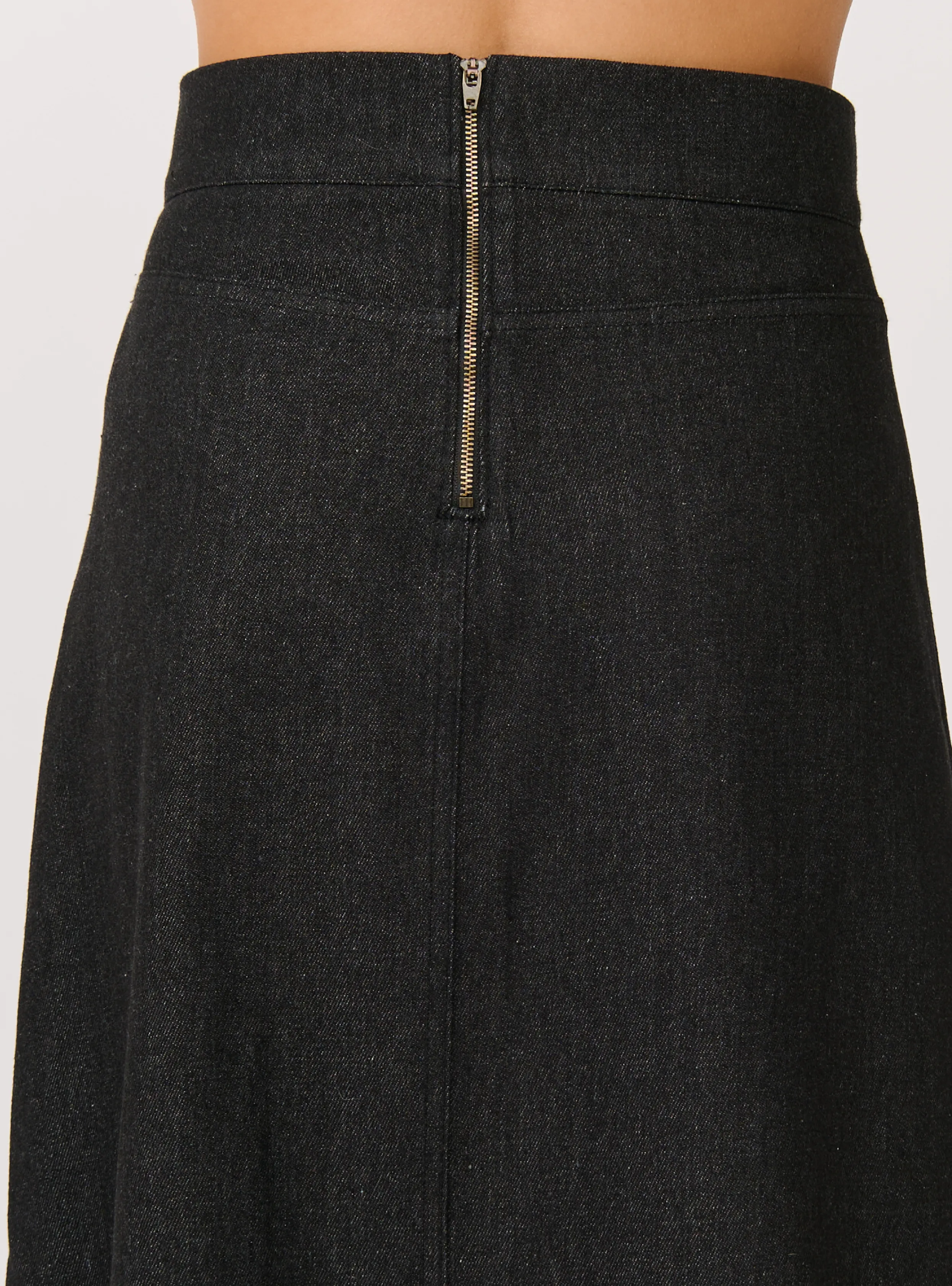 ASTRID SKIRT - Black Denim