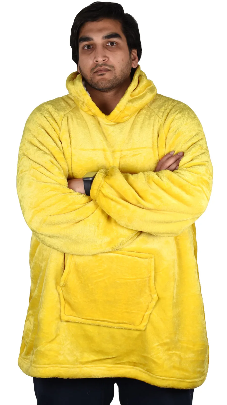 Blanket Hoodie 22 Yellow