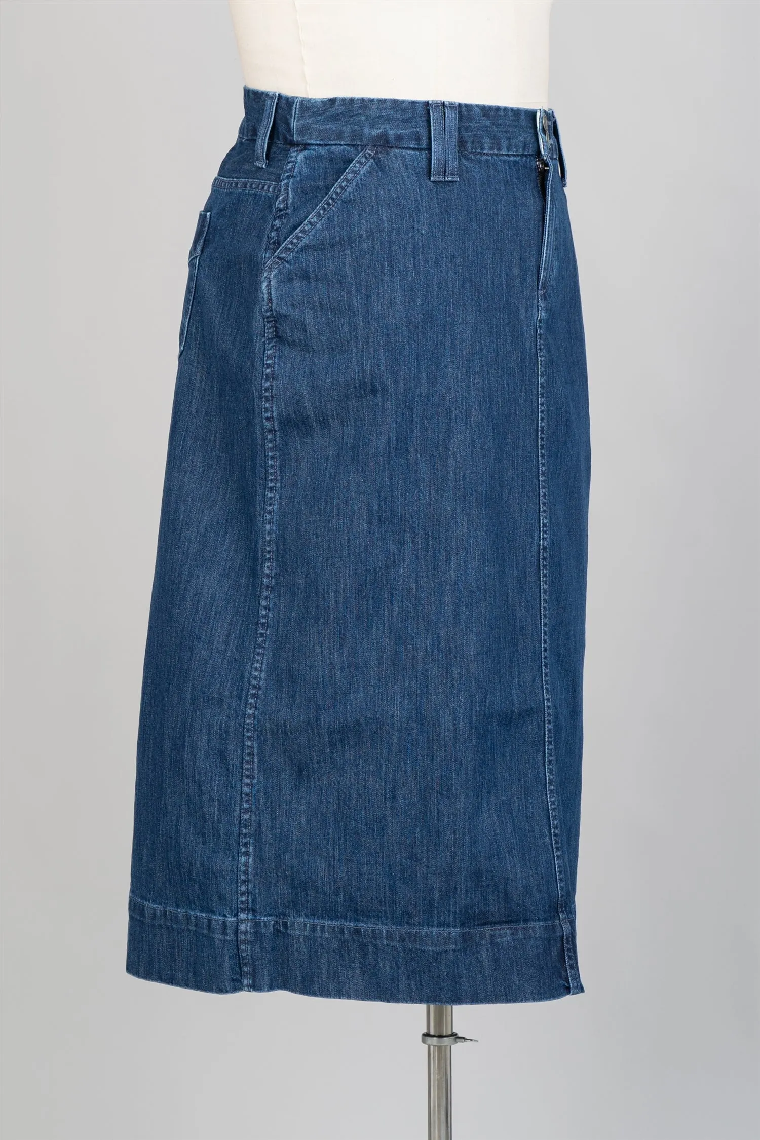 CJ Banks 6636 Denim PlusSize Skirt