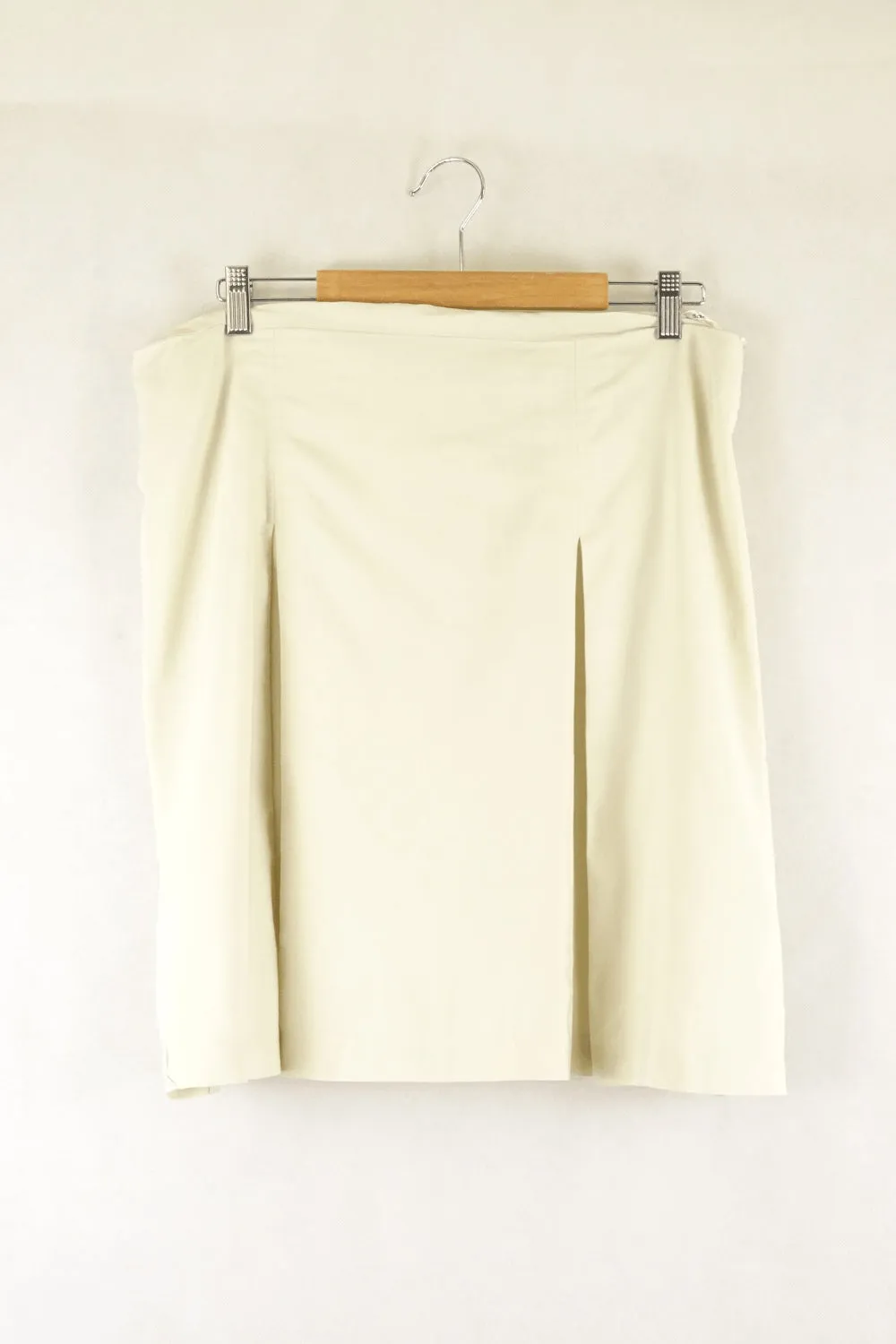 Daisy Cream A-Line Skirt 12