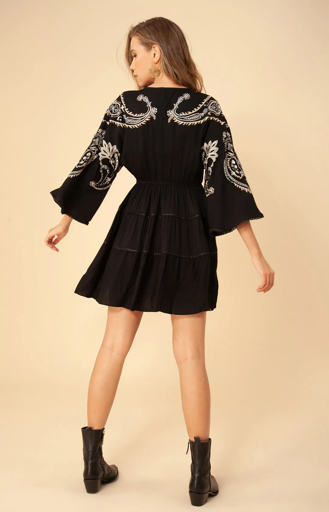 Daya Embroidered Dress