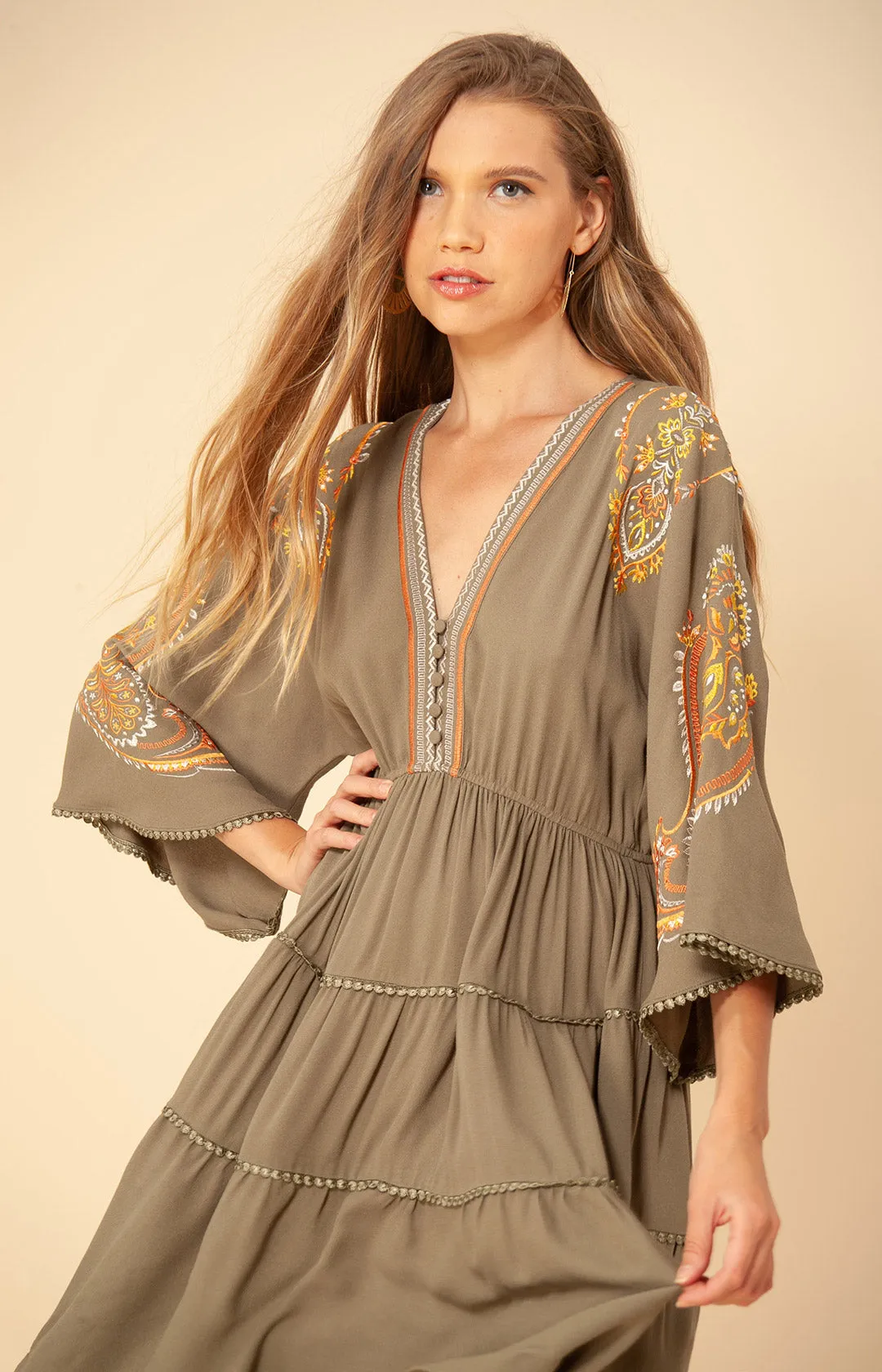 Daya Embroidered Dress