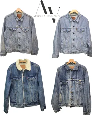 Denim branded jackets ( lee,wrangler,levis)