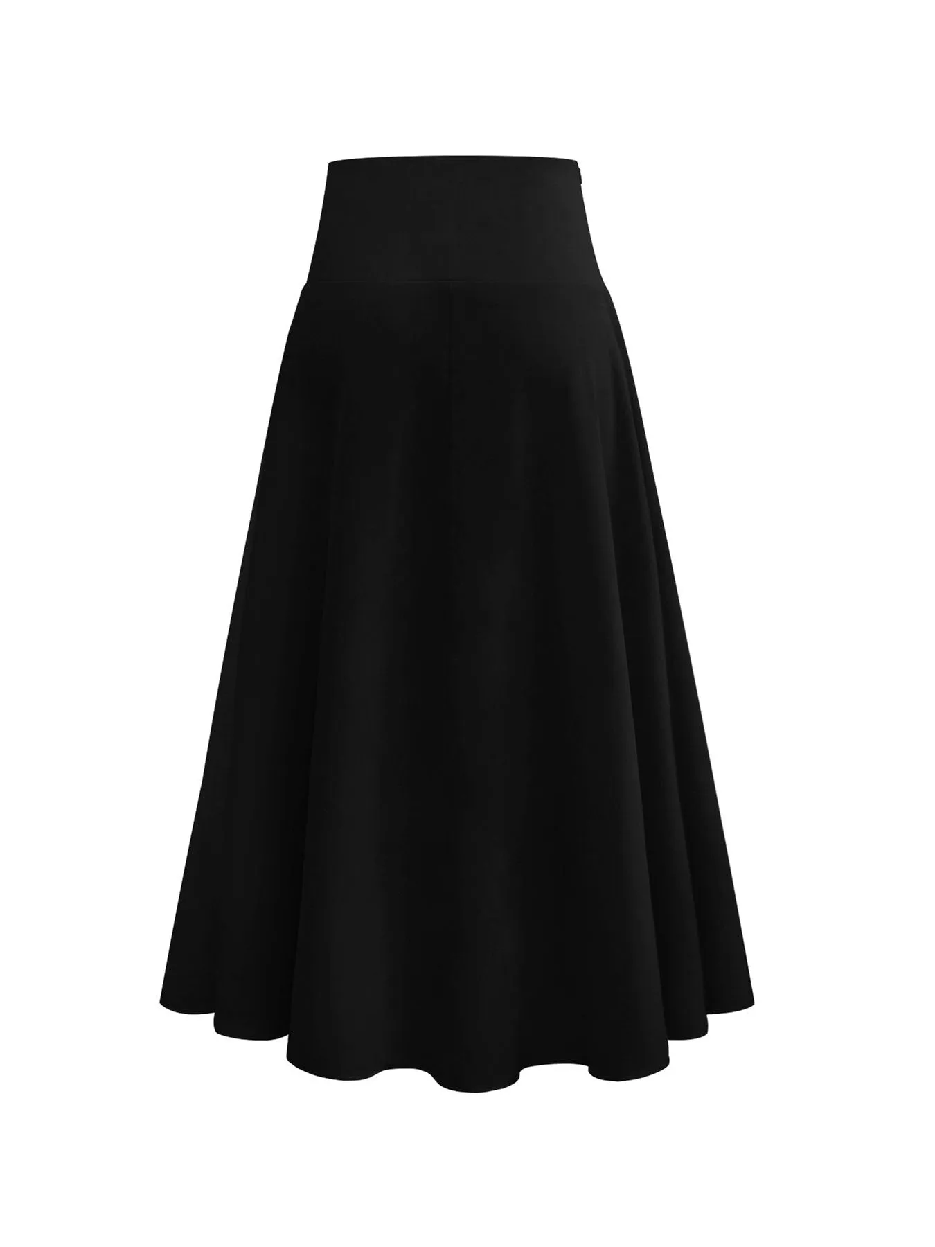 Elegant  Ruffled Irregular Draped Casual Solid High Waist Fashion Criss Cross Asymmetrical Skirts