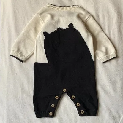 Fable & Bear Knit Bear Romper