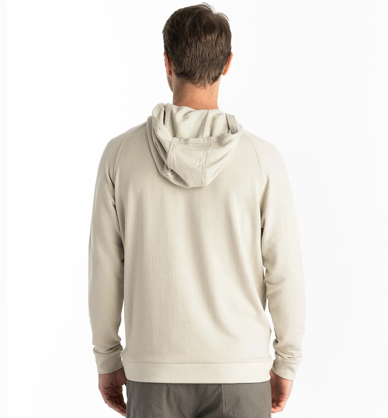 Free Fly Men's Bamboo Lightweight Fleece Hoodie - SANDSTONE