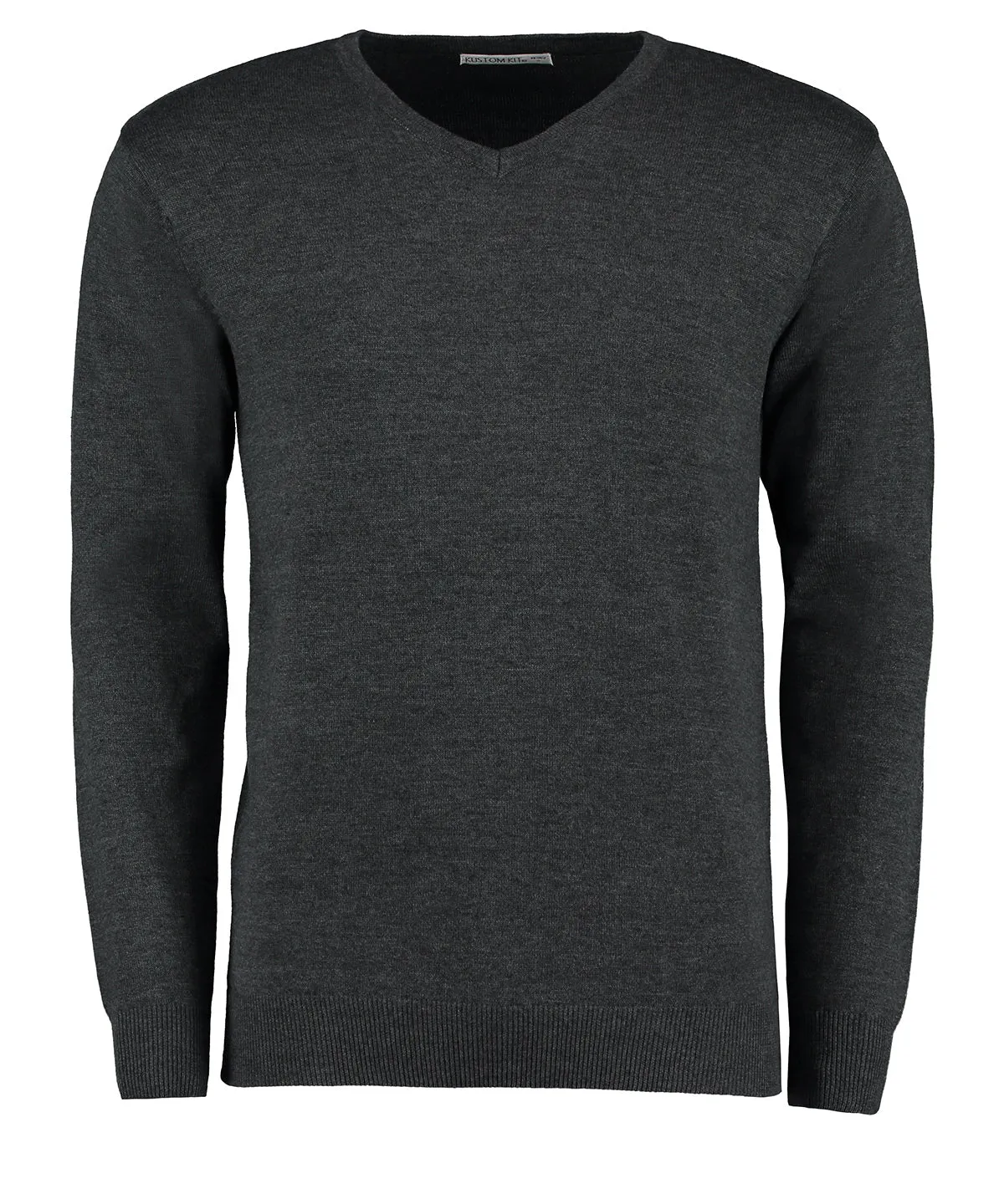 Graphite - Arundel v-neck sweater long sleeve (classic fit)