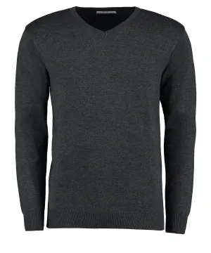 Graphite - Arundel v-neck sweater long sleeve (classic fit)