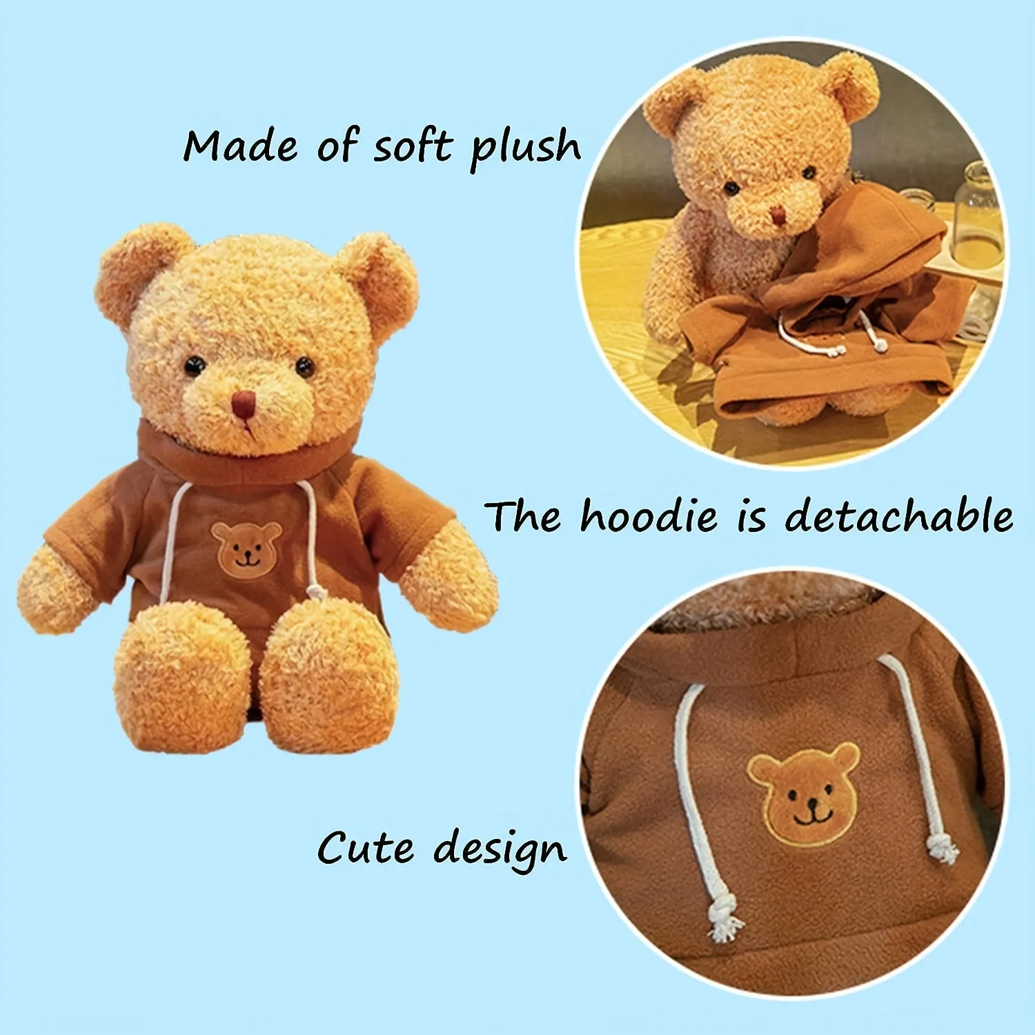 HoodieClad Teddy Bear Adorable Plush Toy for Special Occasions