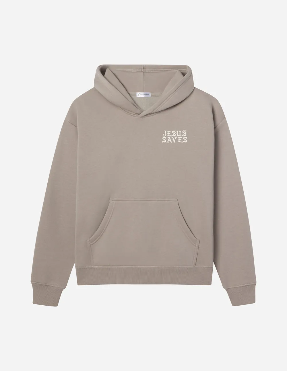 Jesus Saves Grey Unisex Hoodie