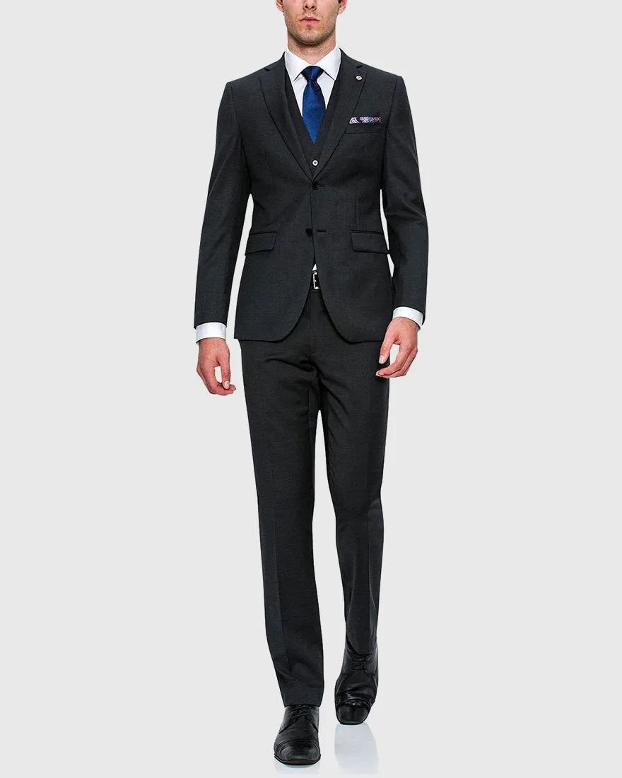 JOE BLACK FCZ027 CHARCOAL ANCHOR SUIT JACKET