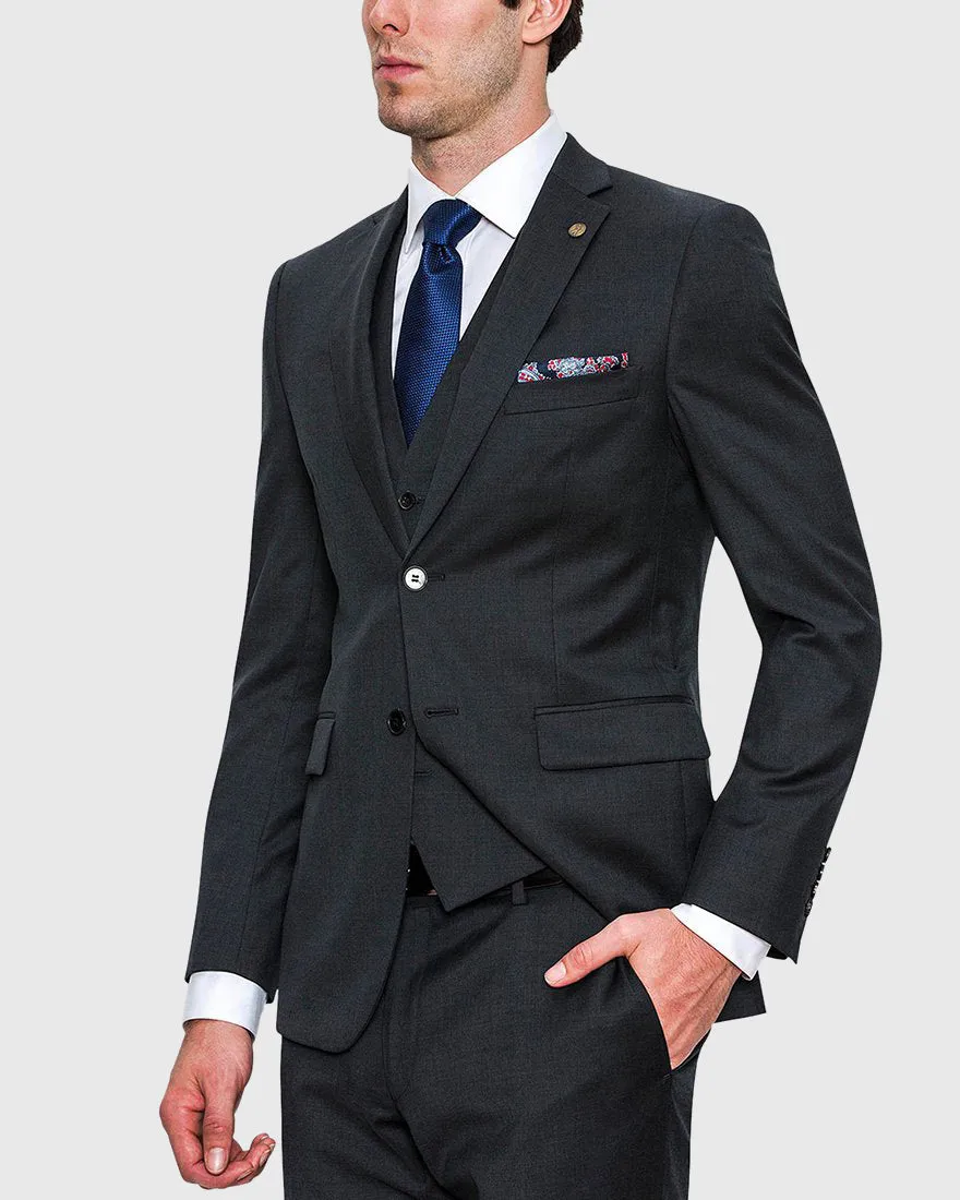 JOE BLACK FCZ027 CHARCOAL ANCHOR SUIT JACKET