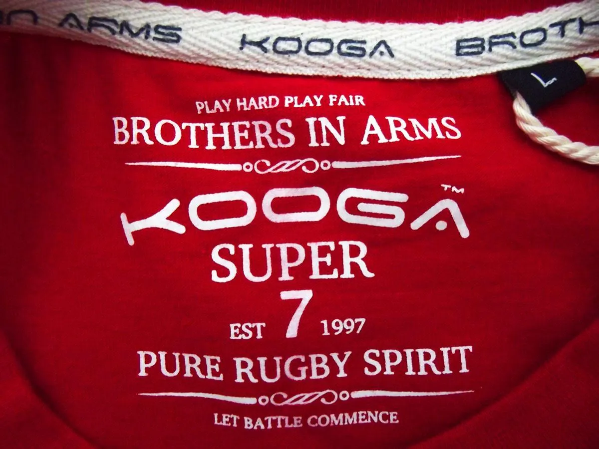 Kooga "Premium" Adults Bright Red T-Shirt