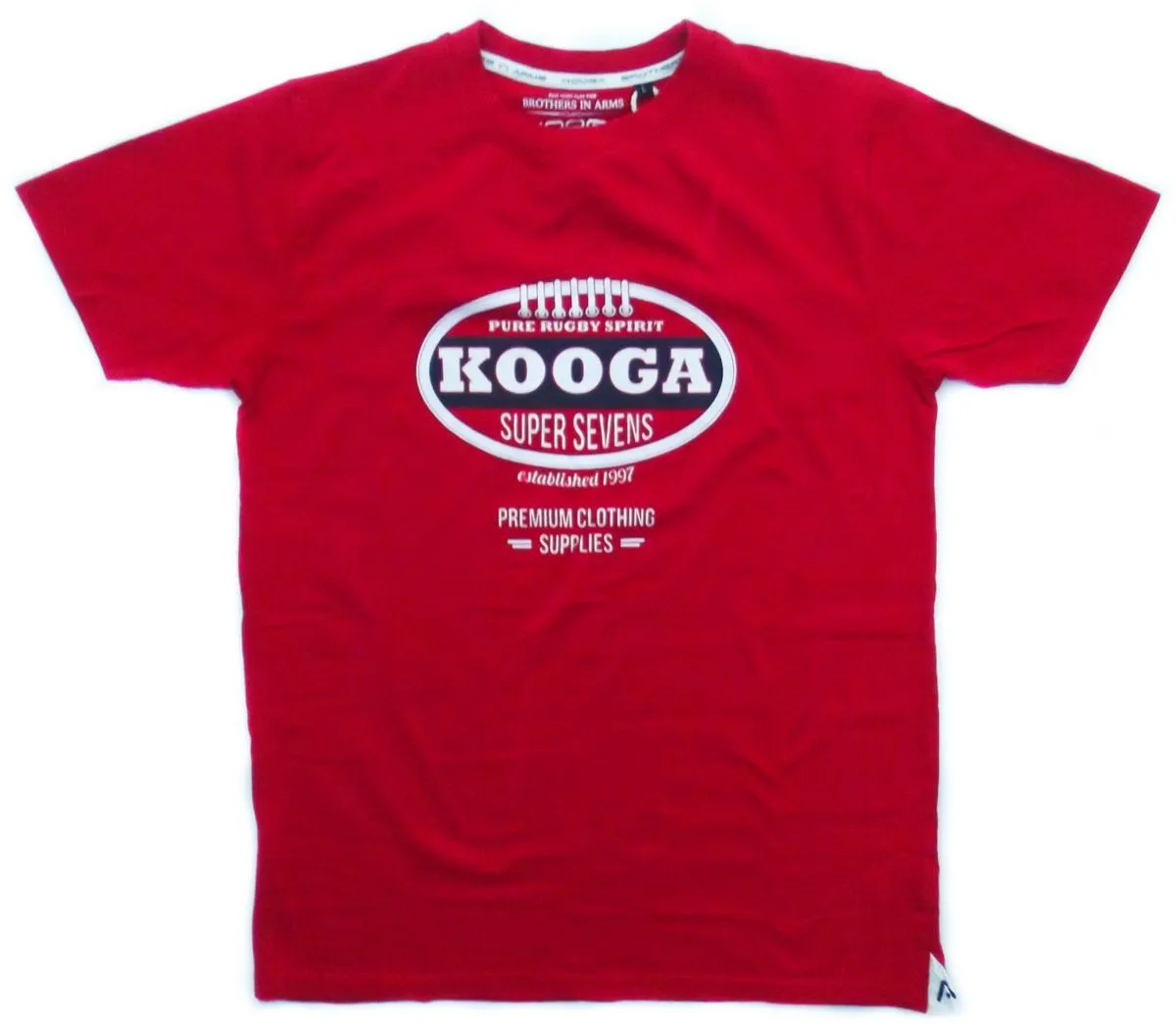 Kooga "Premium" Adults Bright Red T-Shirt