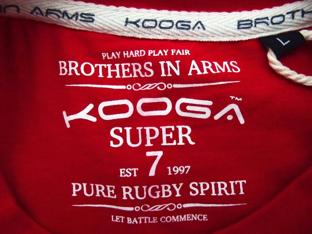 Kooga "Premium" Adults Bright Red T-Shirt