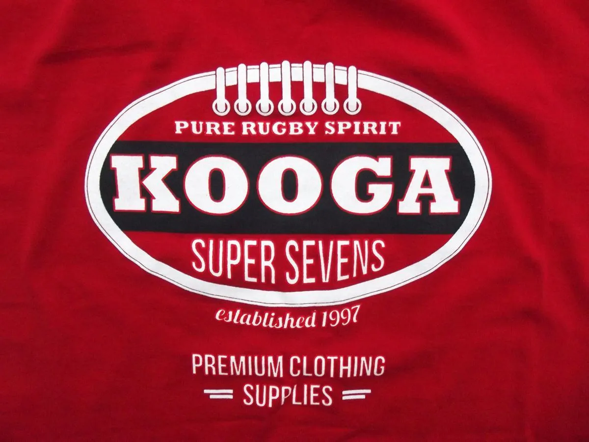 Kooga "Premium" Adults Bright Red T-Shirt