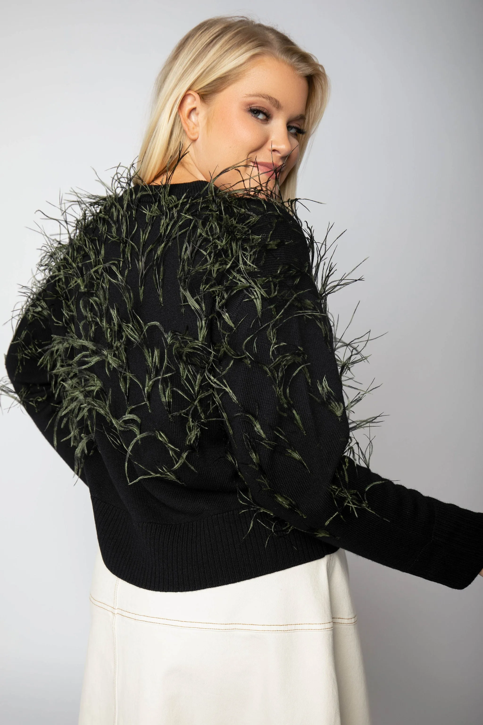 LEXIA FEATHER SWEATER