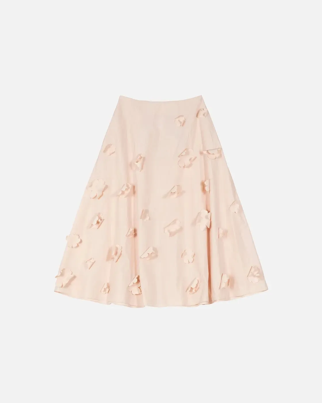 Marimekko | Kumarrus Unikko Tafetta Skirt | Light Pink