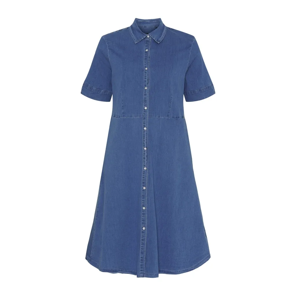 Mary-Jane Dress - Indigo