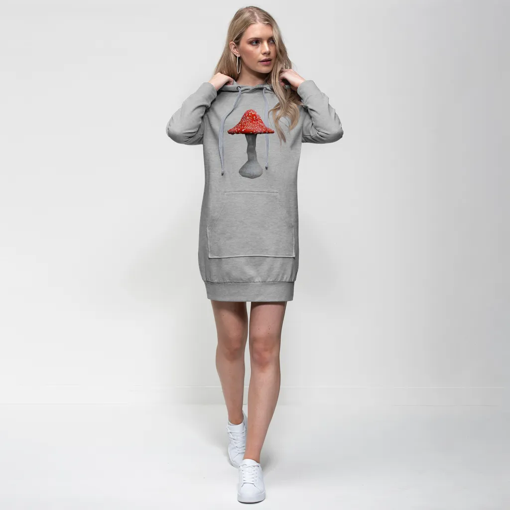 Mushroom2 Premium Adult Hoodie Dress