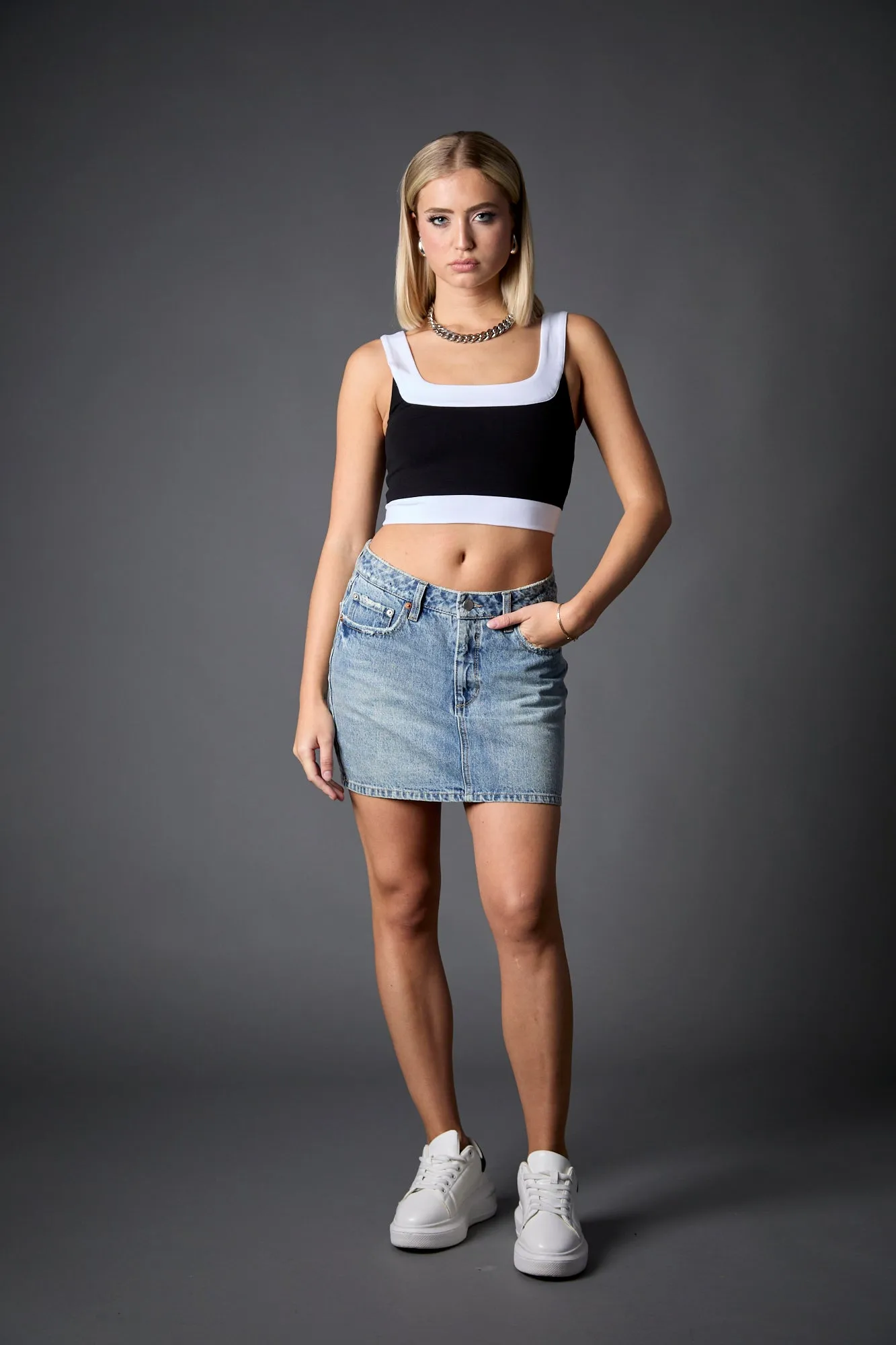 On The Edge Mini Skirt