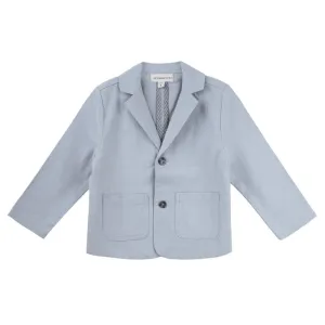 Oscar Linen Suit Jacket Ice Blue