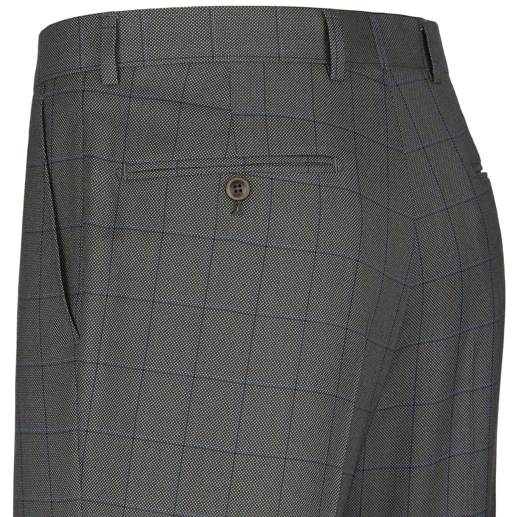 RENOIR Two Piece Classic Fit Windowpane Check Dress Suit 292-2