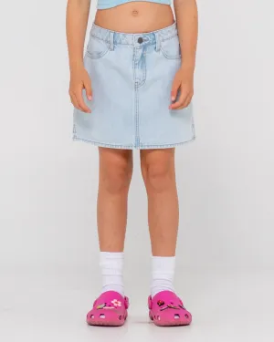 Rusty Mavericks Low Rise Girls Denim Skirt