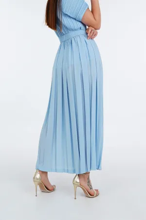 Sadie A-Line Skirt With Box Pleats