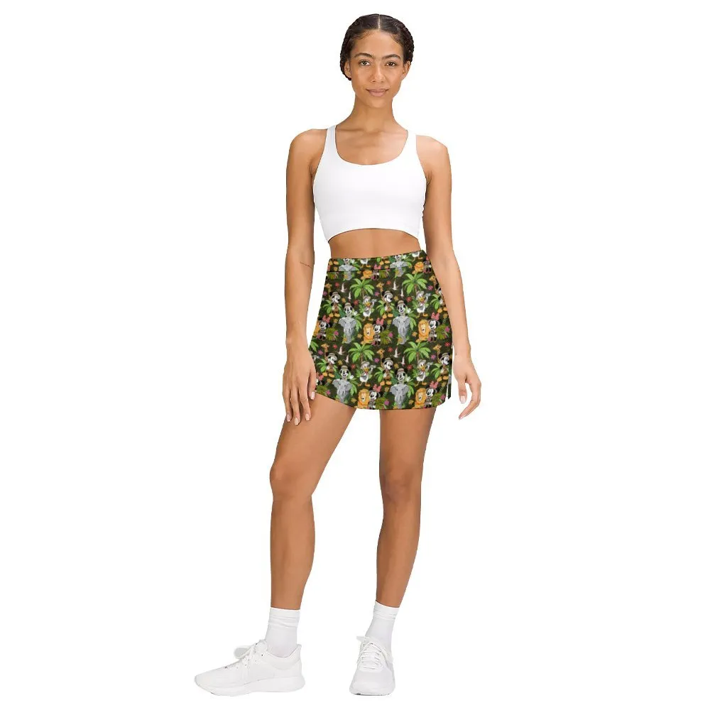 Safari Athletic A-Line Skirt With Pocket