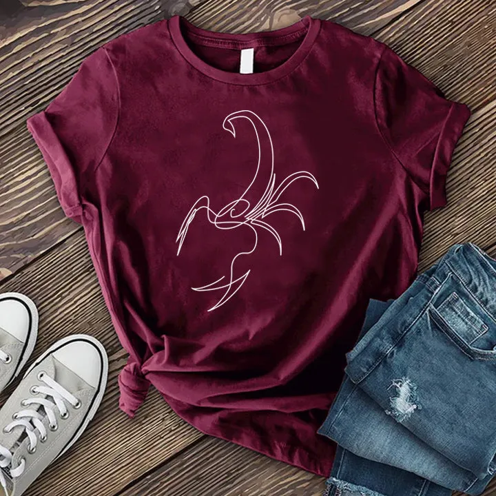 Scorpio Simple Outline T-shirt