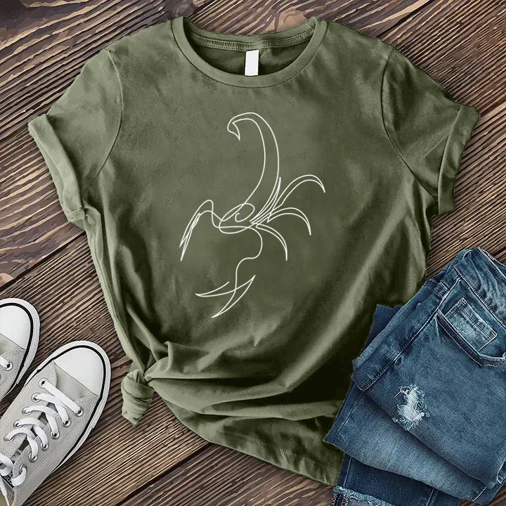 Scorpio Simple Outline T-shirt