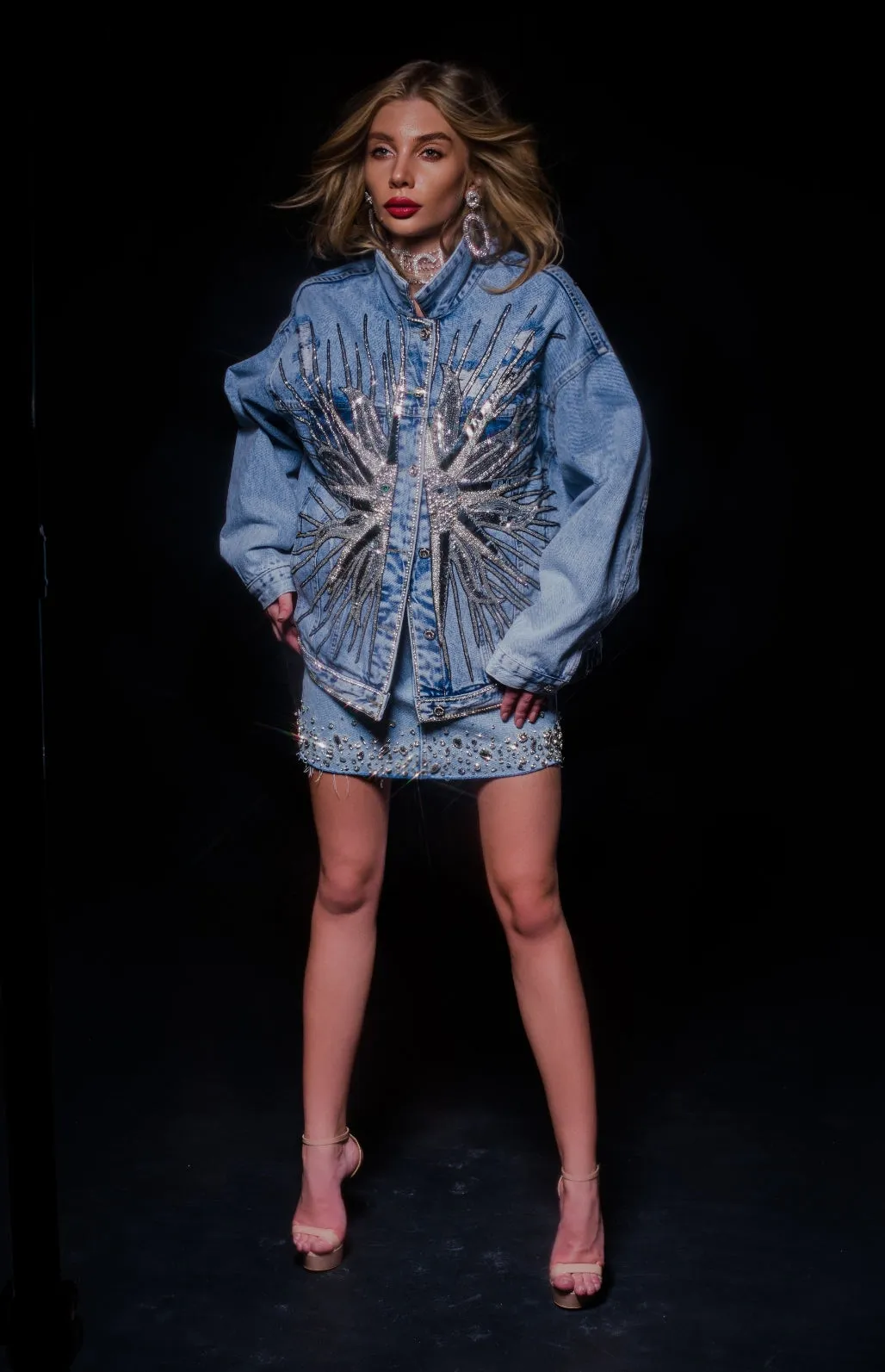 Solange Blue  Denim Jacket