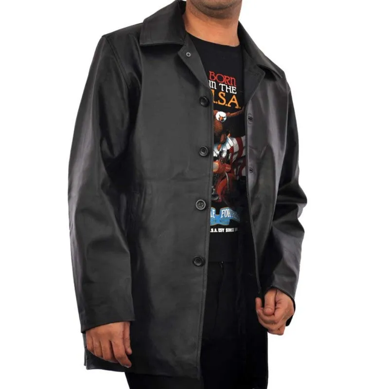 Supernatural Dean Winchester Black Leather Coat