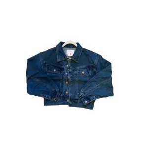 The Grace Denim Crop Balloon Sleeve Jacket