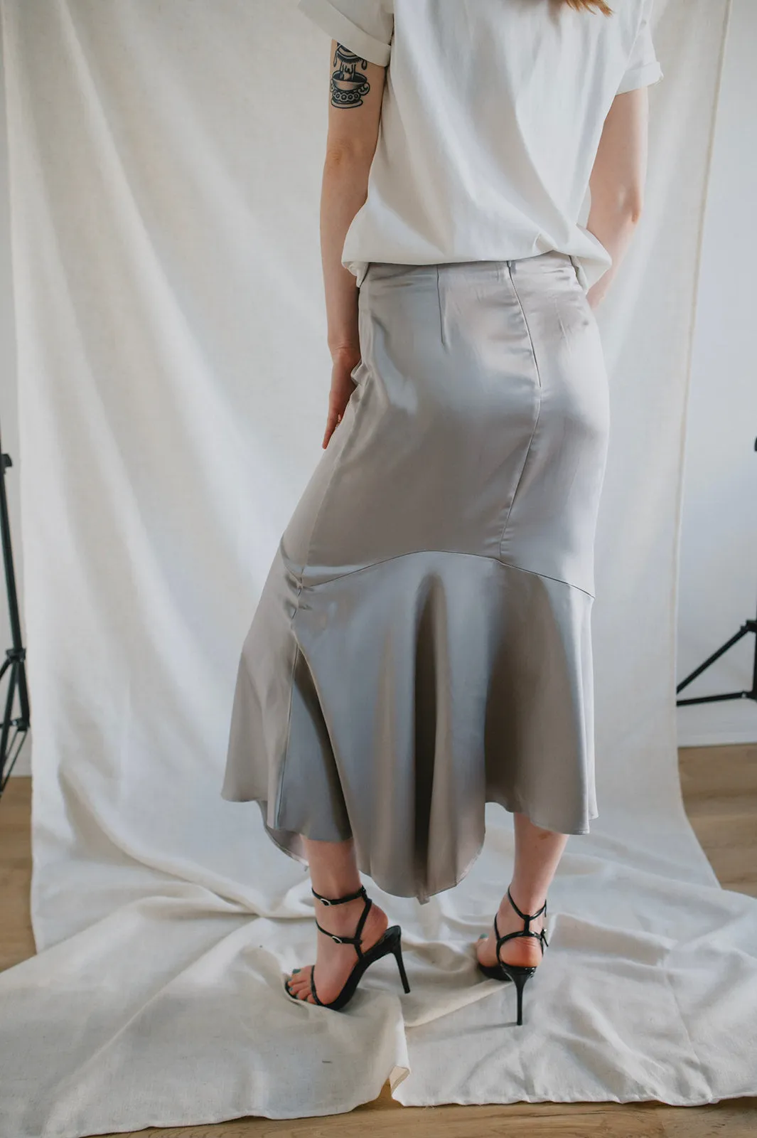 The Lucille Skirt - Silver