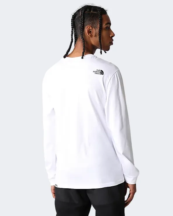 The North Face Simple Dome Long-Sleeve Men Lifestyle Long Sleeve White Nf0A3L3Bfn41