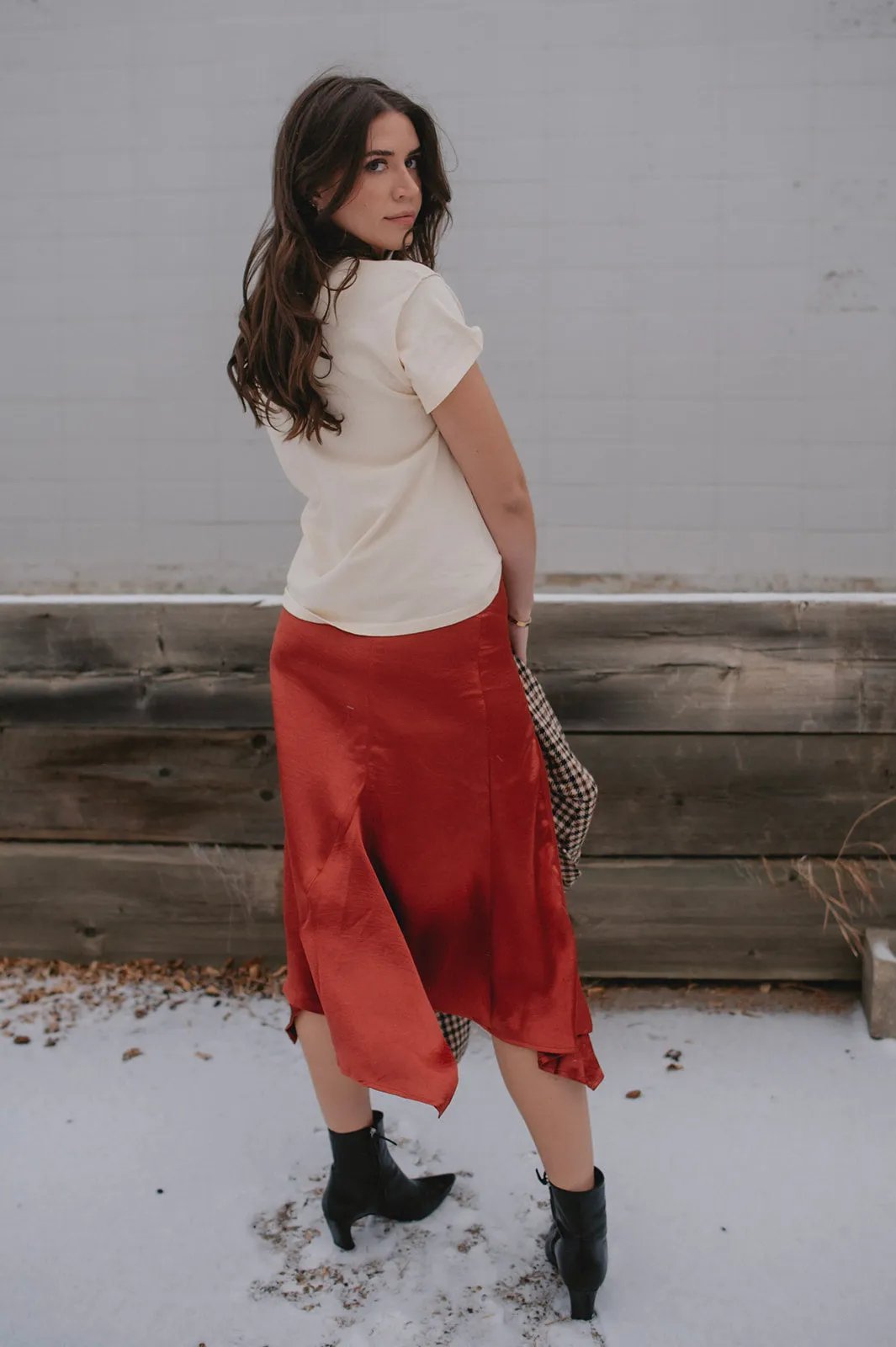 The Sunrise Asymmetrical Skirt by Free People