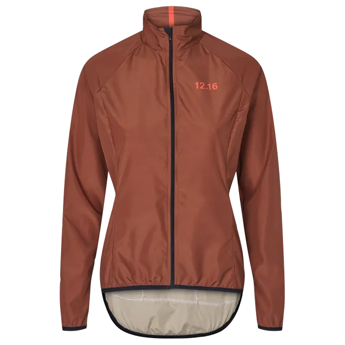 Twelve Sixteen Wind/Rain Jacket Elite Micro 173 Brown Woman