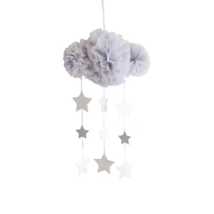 xAlimrose Tulle Cloud Mobile- Mist and Silver